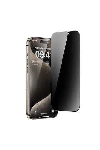 Apple Uyumlu iPhone 18 Pro Max Tam Kaplama Hayalet Ekran Koruyucu Gizlilik Privacy Cam