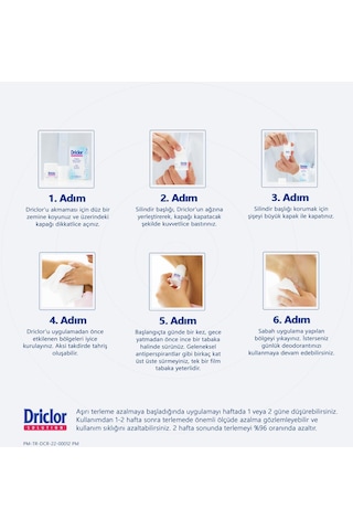 Driclor Aşırı Terleme Önleyici Antiperspirant Roll-On Deodorant 3 x 20 ML