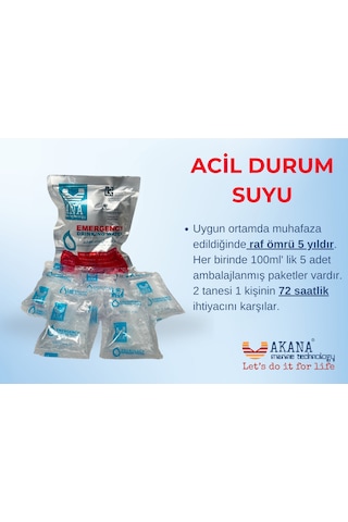 Ana Acil Durum Suyu 5 x 100 ML