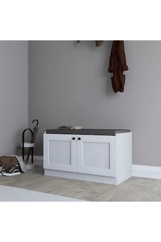 Lucas Ayakkabılık/bench Minder Dahil Beyaz