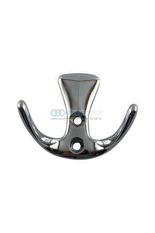 Portmanto Askısı Koç Kanca İkili Krom, Mat Siyah