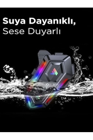 Deanb Y020 Ip67 Sesli Asistan Rgb Hd Ses Bluetooth Intercom