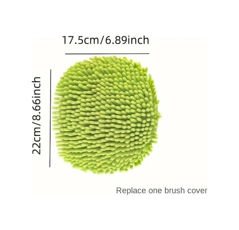 Trendooze Turcoshop11 Şarjsız Mikrofiber Yıkama Süngeri, Yedek Başlık, Araç Temizlik