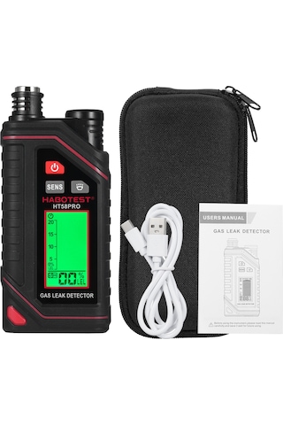 Habotest Ht58pro Şarj Edilebilir Doğal Gaz Dedektörü Siyah