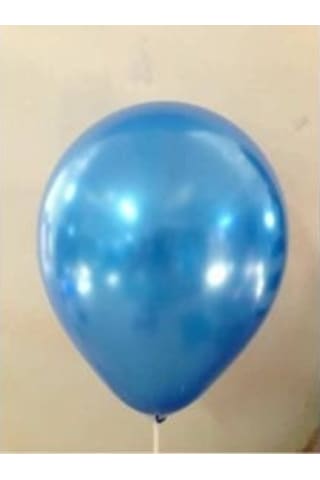 50 Adet Metalik Lacivert. Parlak Koyu Mavi Balonlar Doğum Günü