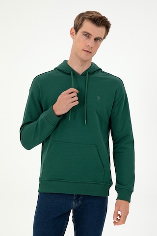 U.s. Polo Assn. Erkek Koyu Yeşil Sweatshirt 50298271-vr079 Koyu Yeşil