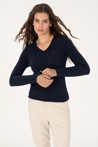 U.s. Polo Assn. Kadın Lacivert Kazak /triko 50313625-vr033 Lacivert