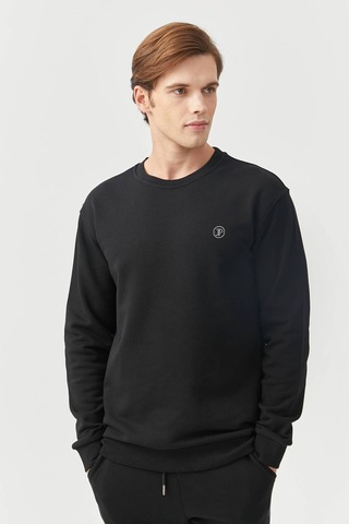 Jepublic Erkek Sweatshirt-j242409 Siyah