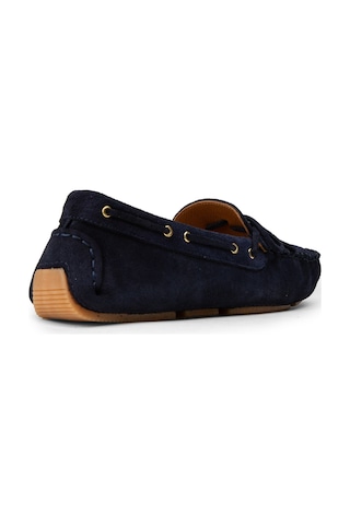 Deery Kadın Hakiki Süet Lacivert Loafer Ayakkabı - Dl505zlcvc01
