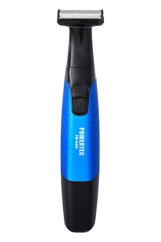 Powertec TR-650 (TAHRİŞ KARŞITI) Şarjlı Epilasyon Öncesi Hassas Vücut Tıraş Makinesi Çift Bıçak 2 Yıl Garanti