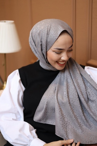 Silk Home Deluxe Şal - Mat Gri - Mat Gri