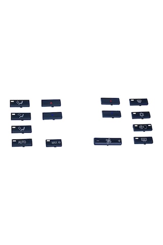 BMW X5 E53 2000-2006 için Klima Panel Düğmeleri 14 Parçalı Set