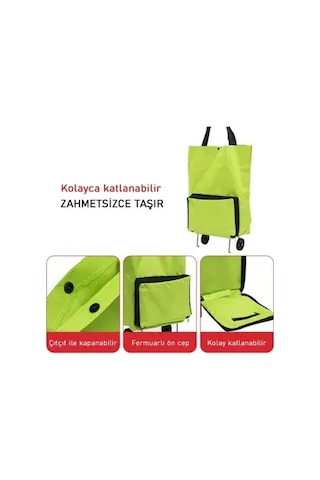 Katlanabilir Pazar Arabası - 9092839966825
