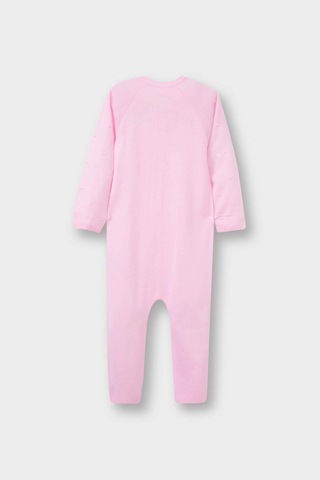 Defacto Kız Bebek Yenidoğan Triko Uzun Kollu Tulum F3225a525wnpn364 Pembe