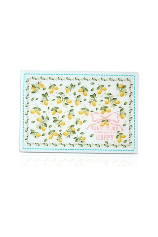 Aryıldız Limone Cam Kesme Tahtası 25x35 Cm Renkli