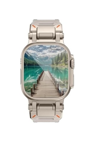 45mm 44mm 42mm 49mm Uyumlu Kordon Hiron Premium Metal Aparatlı Kopma Karşıtı Kordon Spor Rahatsız Etmeyen Ultra 2/1 9 8 Se 7 6 5 4 3 2 1 Serisi Uyumlu Kordon