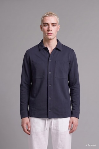 Defacto Regular Fit Çift Cepli Gömlek Ceket H6548ax26aunv146 Lacivert-nv146