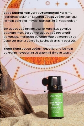 Bade Natural Kalp Çakra Aromaterapi Karışımı 10 ML