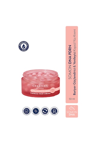 Celenes By Sweden Somon Dna Pdrn Bariyer Güçlendirici & Yenileyici Kapsül Yüz Kremi, 50 Ml