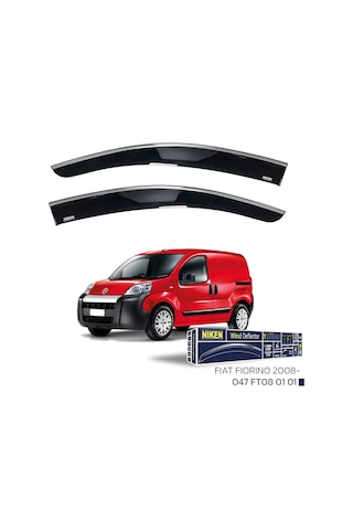Peugeot Bipper Cam Rüzgarlığı Kromlu 2008+ Sonrası Uyumlu 2'li