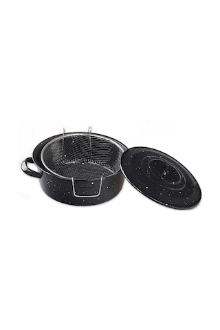 Periboia Emaye Mutfak Seti Kızartma, Kavurma Közleme Seti 3 Parç Çok Renkli