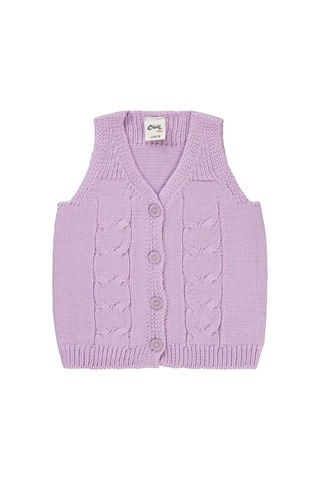 Civil Baby Bebek Triko Yelek 3-18 Ay Lila 44821301023w1-4 Lila