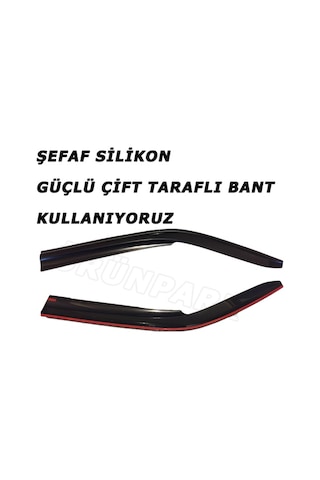 Transporter Cam Rüzgarlığı 2'Li T5-T6 Uyumlu