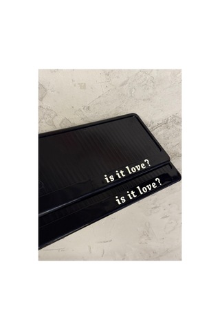 Is It Love Polikarbon Plakalık Piano Black - 665824187