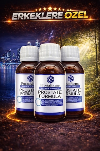 Prostate Formula Erkekler İçin Kendini Güçlü, Dengeli Ve Rahat Hisset 50 Ml 3 Adet