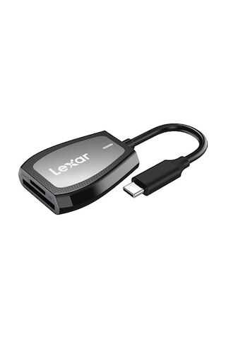 Lexar Lrw470u Usb Type-c Çift Yuvalı Kart Okuyucu
