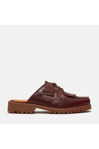 Timberland Authentic Mule Shoe Kadın Terlik-33856 Koyu Kahverengi
