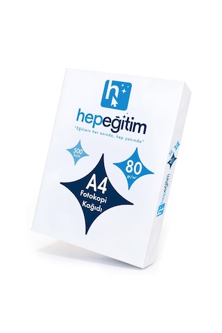 A4 Fotokopi Kağıdı 80 G/m² 500 Yaprak 1. Hamur 1 Paket