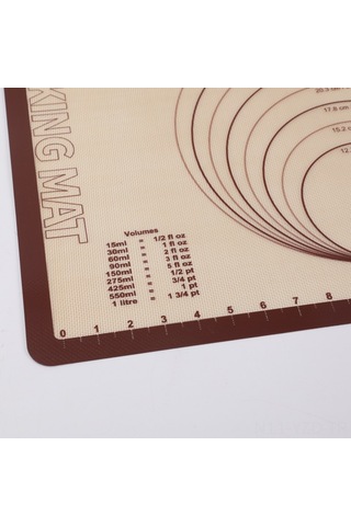 Yuntech01 Yüksek Sıcaklığa Dayanıklı, Yemek Dereceli Platinyum Silikon Hamur Hamurlama Ve Fırın Matı 42x29.5cm - Anti Yapışkan, Çevre Dost, Mutfak Bakım Aksesuarı Diğer