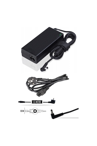 Notebook Adaptör 65w - Asus X55a Muadili İle Uyumlu