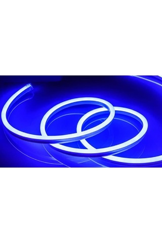 Neon Led 12 Volt Mavi Işık Dış Mekan 3 Metre 3 Metre