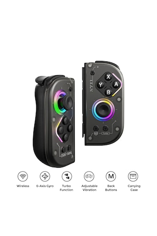Nyxı Hyperion 2 Kablosuz Joypad Nintendo Switch / Switch Oled İçin - Hall Effect Joystick, Rgb Aydınlatma, Mikro Switch Buton Ve Tetikleyici Joycon