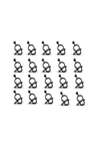 20 Adet Tente Klipsi İp Işık Klipsleri İp Işık Kancası