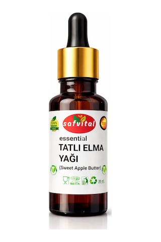 Safvital Tatlı Elma Yağı 20 Ml Aromatik Bakım Yağı Saç Ve Cilt İçin Ferahlatıcı Nemlendirici Yağ