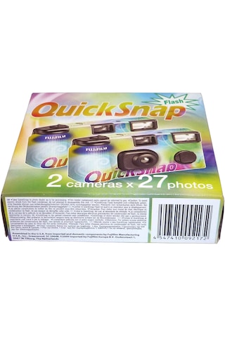 Fujifilm Quicksnap 10 MP Çek At Analog Fotoğraf Makinesi 2'li