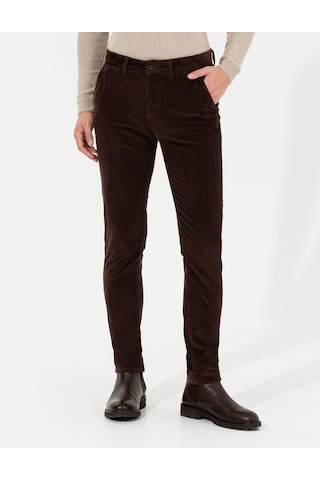 Pierre Cardin Erkek Koyu Kahverengi Pantolon Kanvas-chino 50259715-vr084 Koyu Kahverengi