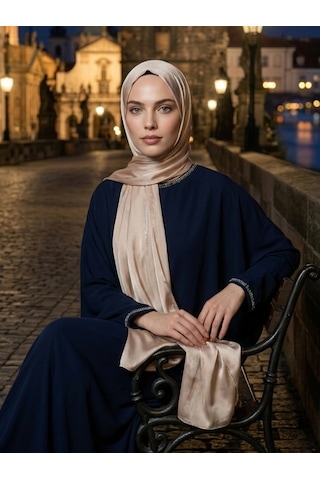 Camellia Scarfs Abiye Saten Janjan Şal Taş Işıltılı Ve Zarif