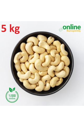 Online Kuruyemiş Çiğ Kaju Fıstığı 5 KG