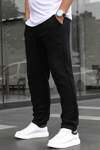 Madmext Siyah Müslin Kumaş Erkek Basic Pantolon 6507-siyah Siyah