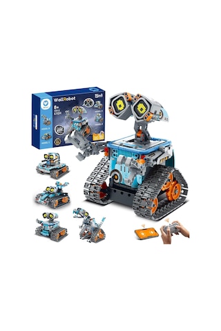 Sillbird 5'i 1 Arada Robot Yapım Seti Programlanabilir, Uzaktan Kumandalı Ve Eğitici Stem Oyuncağı Akıllı Oyuncaklar