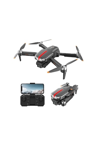 C13s Fırçasız Mini Drone Optical Flow Stabilizasyon Wifi Fpv Canlı Görüntü Engel Sensörlü Katlanabilir Uzaktan Kumandalı Drone Headless Mod