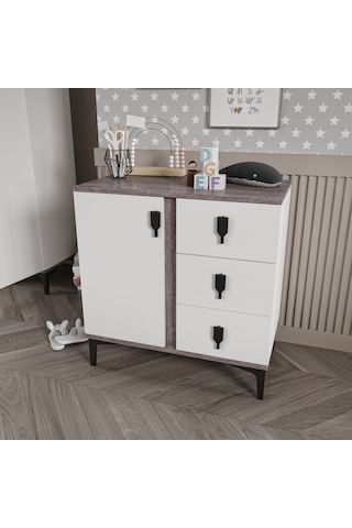 Patiko Rose 3 Çekmeceli Şifonyer Berlin
