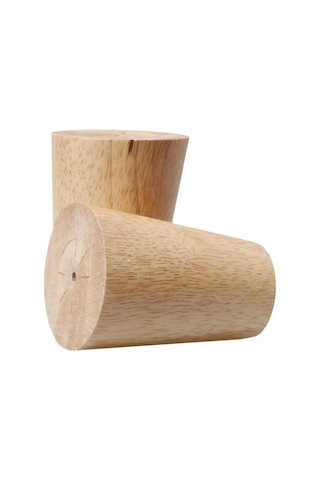 Mufunye Cm Masif Ahşap Mobilya Ayakları, Kanepe Tv Yatak Yemek Masası-5 Cm