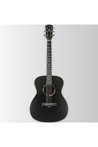 Arrow Raw Series Black Acoustic Guitar