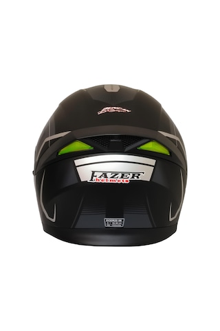 Fazer Motosiklet Çene Açılır Kask Güneş Vizörü Motor Kaskı Duncan Gri Siyah