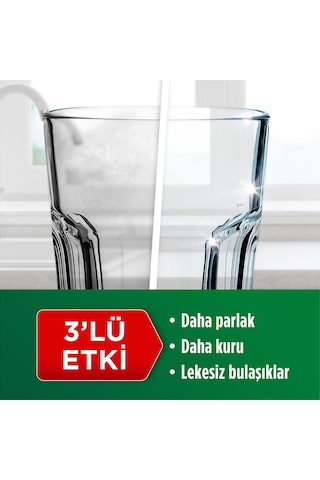 Fairy 3’lü Etki Bulaşık Makinesi Parlatıcısı, Sıvı, Limon Kokulu,